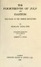 [Gutenberg 49438] • The Fourteenth of July, and Danton: Two Plays of the French Revolution